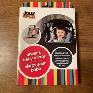 Jolly Jumper Driver's Baby Mirror Infant Toddler Safety Rear Headrest